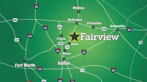 Commonwealth and Fairview Map .